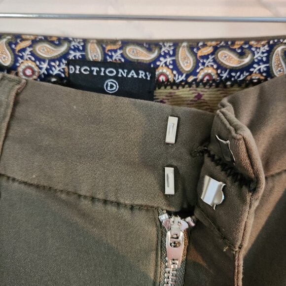Dictionary 10/30 green pants pencil/tapered - Picture 2 of 11